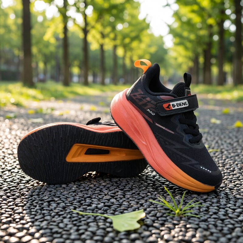 男孩春秋季新款男童网面运动鞋超轻透气儿童防滑软底休闲鞋跑步鞋