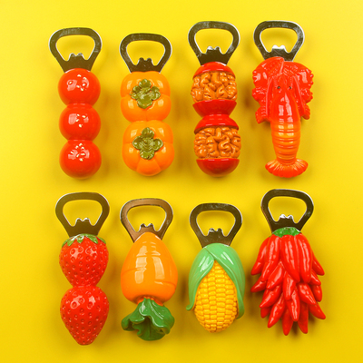 创意树脂冰箱贴开瓶器家居装饰品