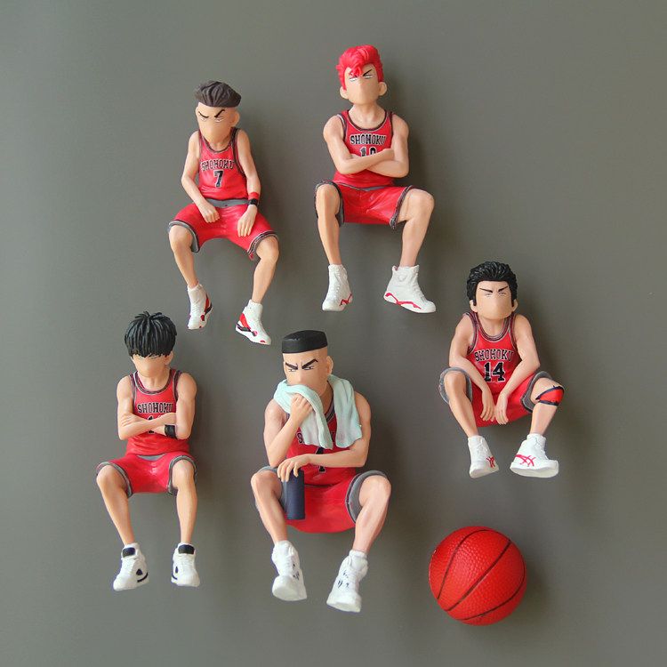 3D立体动漫公仔灌篮高手冰箱贴