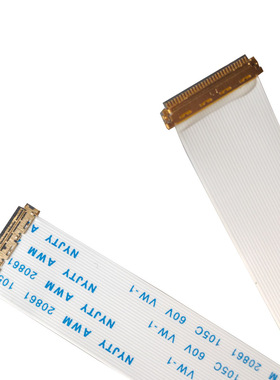 EDP屏线0.5mmI-PEX20453FFC软排线30/40P针同/反向20706/105c/60v