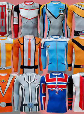 GUTS迪迦TPC戴拿XIG盖亚队服 成人T恤 胜利队紧身衣奥特曼防卫队