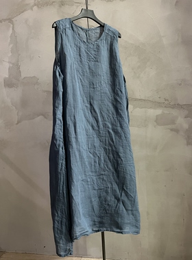 沉香布衣草堂微透多色连衣裙 长背心 苎麻 自制夏高开气C20u06015