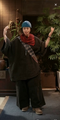 沉香布衣草堂 亚麻套头圆领衫 中长衣自制 单层上衣