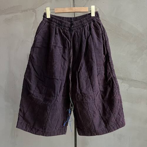 沉香布衣草堂 色织亚麻手工八分棉裤 衣牧了然多色长裤P25a10240