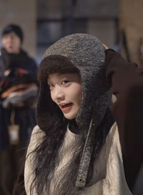 沉香布衣草堂 加绒飞行帽 几见Q34002冬保暖羊毛护耳帽保暖无活动