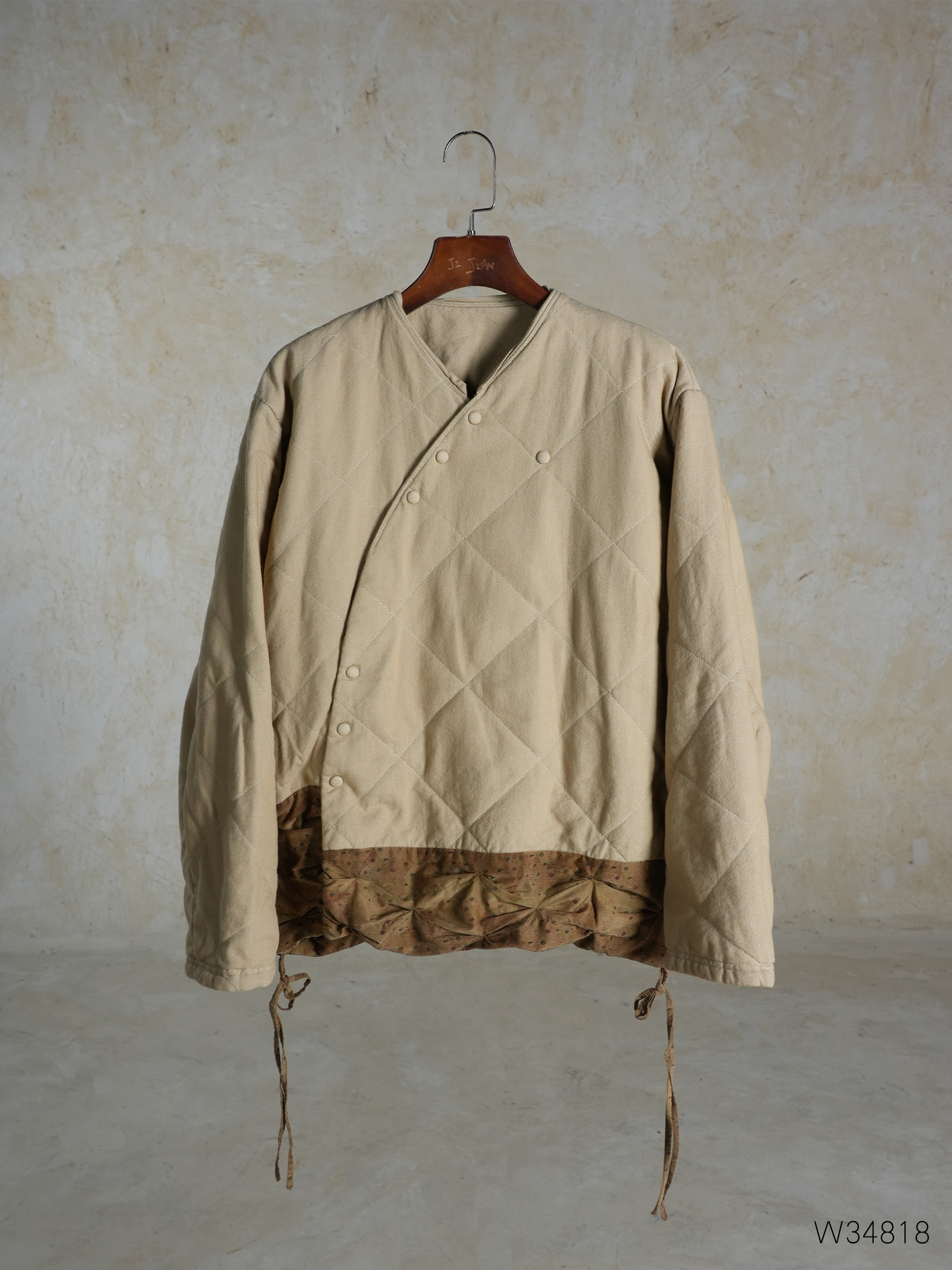 沉香布衣草堂 新中式棉服 几见W34818冬款拼接抽绳复古保暖改,女装/女士精品,棉衣/棉服,淘宝优惠券,粉丝福利购,淘宝优惠卷