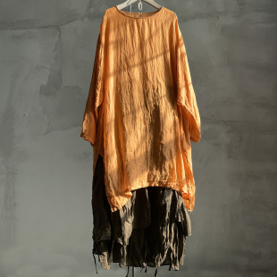 苎麻上衣 沉香布衣草堂 长袖 中长衣防晒 自制 多色套头大衫