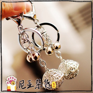花千骨同款宫铃钥匙扣 小骨cos道具宫铃铛挂饰 镂空钥匙链 挂件