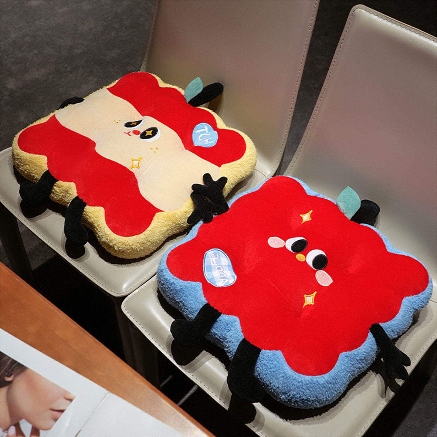 学生教室苹果宿舍坐垫椅子垫屁垫久坐座椅垫子加厚防屁股疼舒适滑