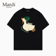 官方授权 印花图案 2026宽松型T恤男女短袖 Mardi Mountain韩国正品