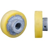 FR150 华侨连续封口机黄色橡胶轮 美捷伦 770封口机配件兄弟 余特