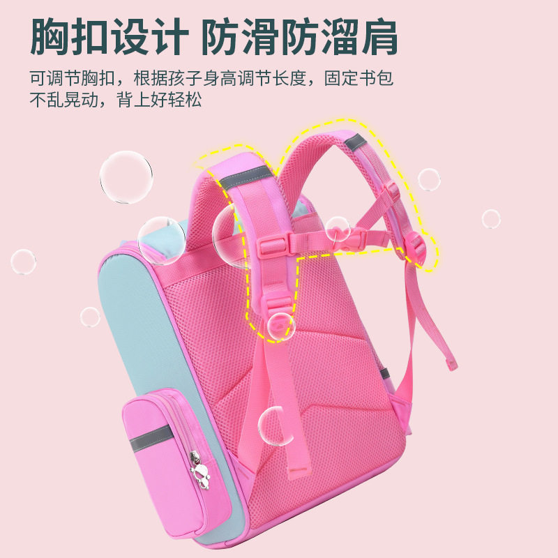 2023新款独角兽小学生卡通书包1-3-6年级太空儿童书包幼儿园背包