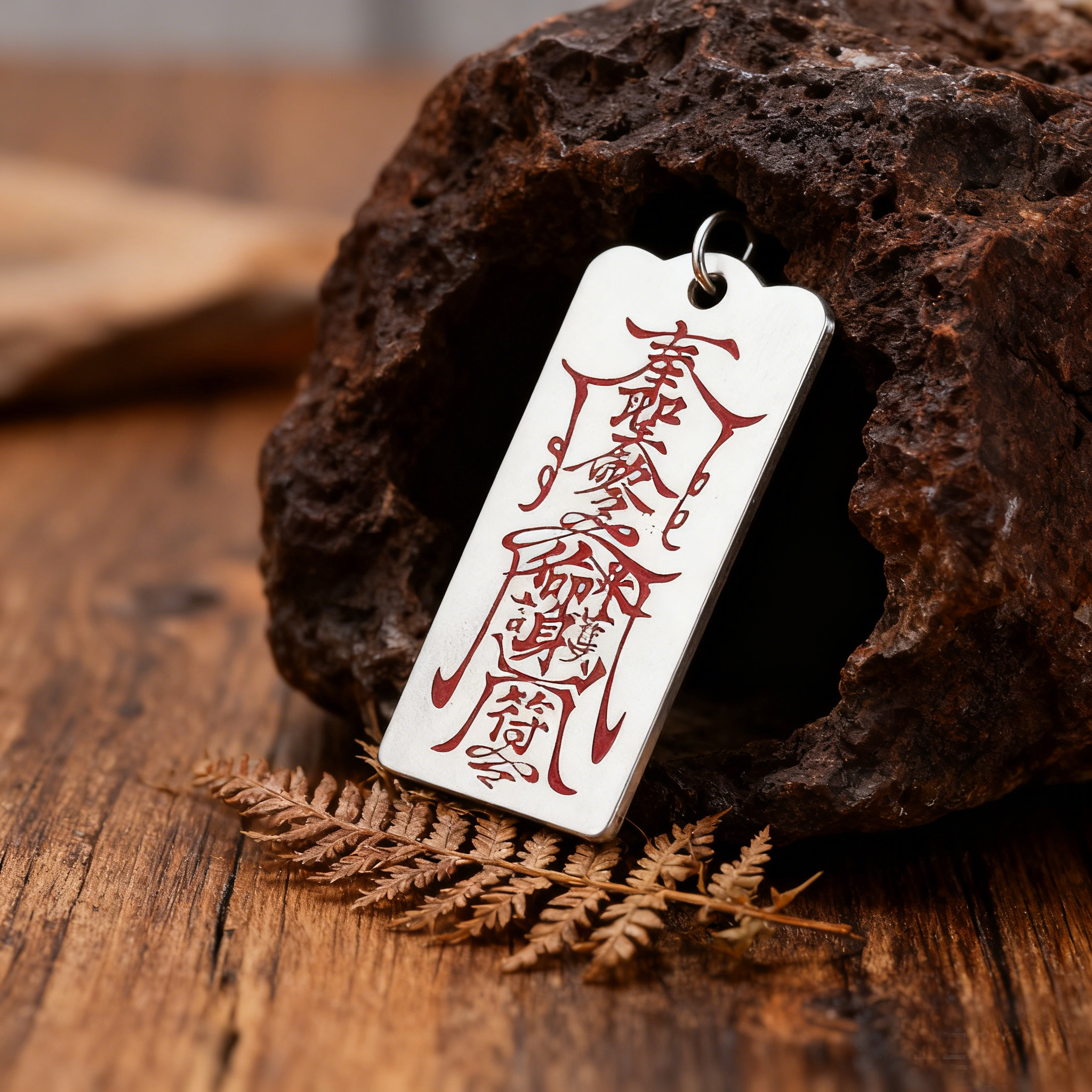 「道系」护身平安吊坠朱砂项链