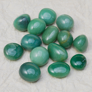 天然东陵玉原石绿东陵滚石2-3cm鱼缸铺底花盆造景装饰小石头摆件