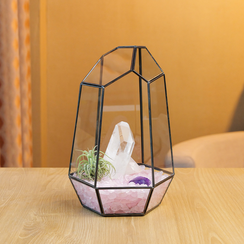 消磁碗天然水晶碎石首饰盒摆件