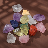 天然水晶原石矿石标本卧室无火香薰石头宝石散装 扩香石消磁石摆件