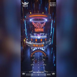 C4D酒吧品牌宣传动态视频 预定 酒吧 包房 KTV C4D源工程第57期