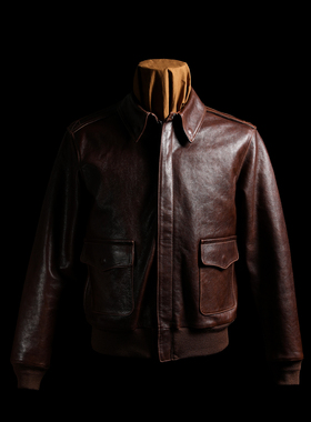 GIZEMO 二战27752合同号A-2夹克 意大利玛雅专属定制马皮 A2皮衣