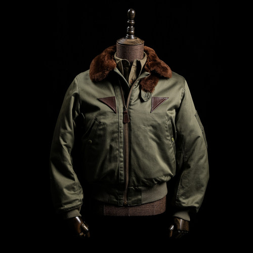 GIZEMOB15A羊驼毛飞行服夹克