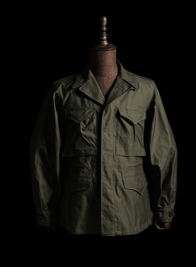 GIZEMO 复刻美军M43野战夹克 二战经典370D 防风复古M-43外套