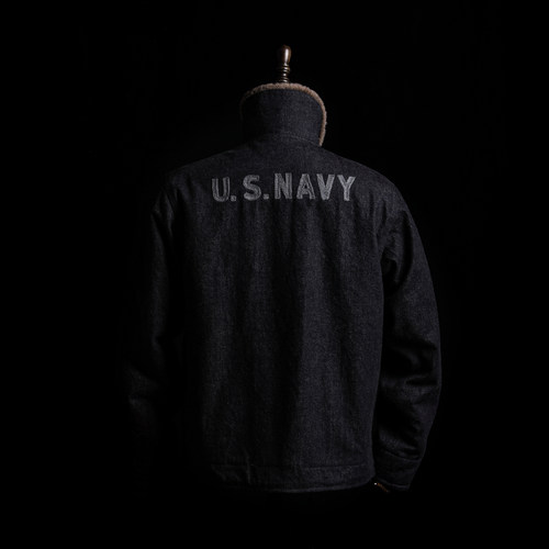 GIZEMO初代羊驼毛N1甲板夹克