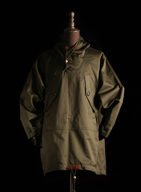 GIZEMO M43Parka外套 复刻美军1943年山岳风衣 复古阿美咔叽M-43