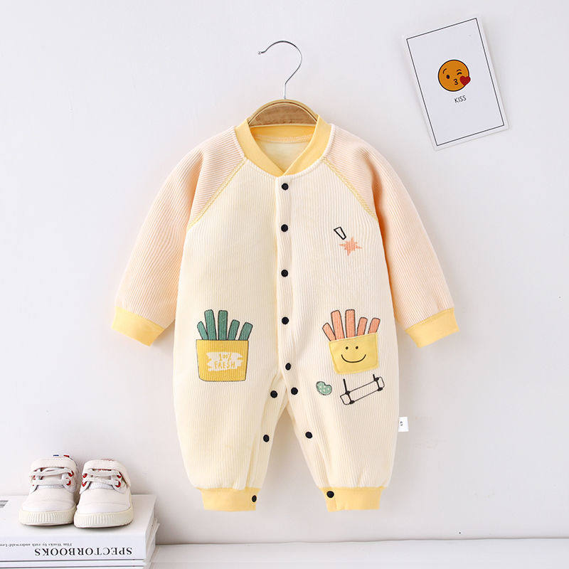 婴儿连体衣加绒加厚秋冬款宝宝哈衣爬服新生幼儿保暖衣服0到3个月,女装/女士精品,真丝上装,淘宝优惠券,粉丝福利购,淘宝优惠卷