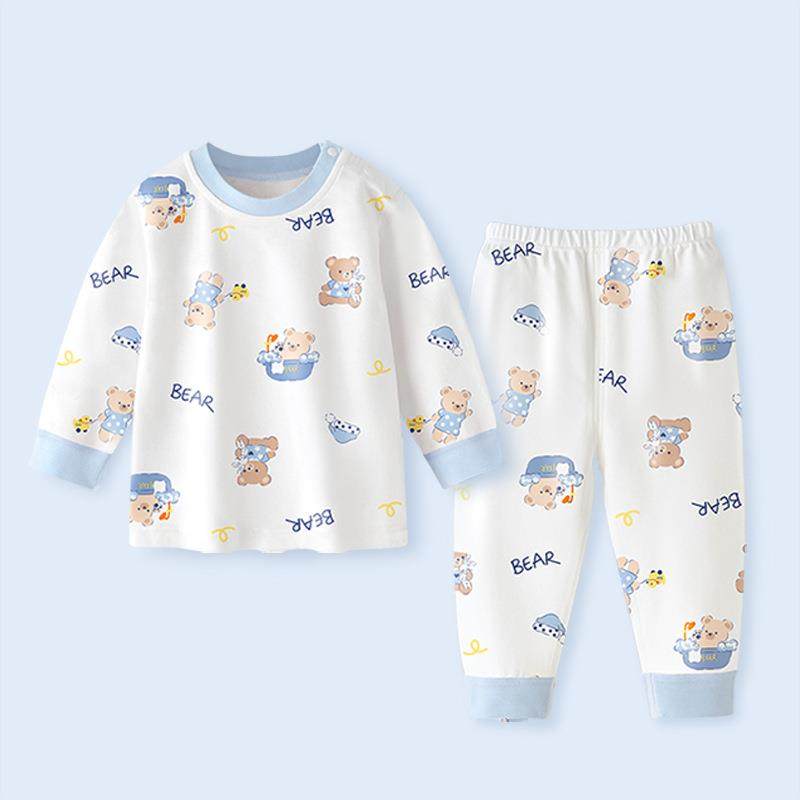 【花妈甄选】儿童秋衣秋裤套装婴儿纯棉分体长袖衣服男女宝宝保暖