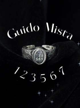 TUXD JOJO的奇妙冒险米斯达替身性感手枪原创个性手工925纯银开口