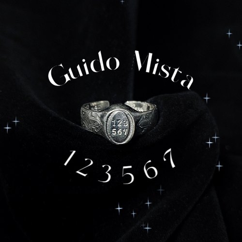 925纯银开口手作jojo米斯达动漫