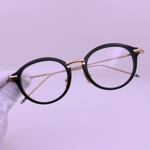扫黑风暴 孙红雷同款眼镜 复古圆框眼镜 中金眼镜架 男女款素颜