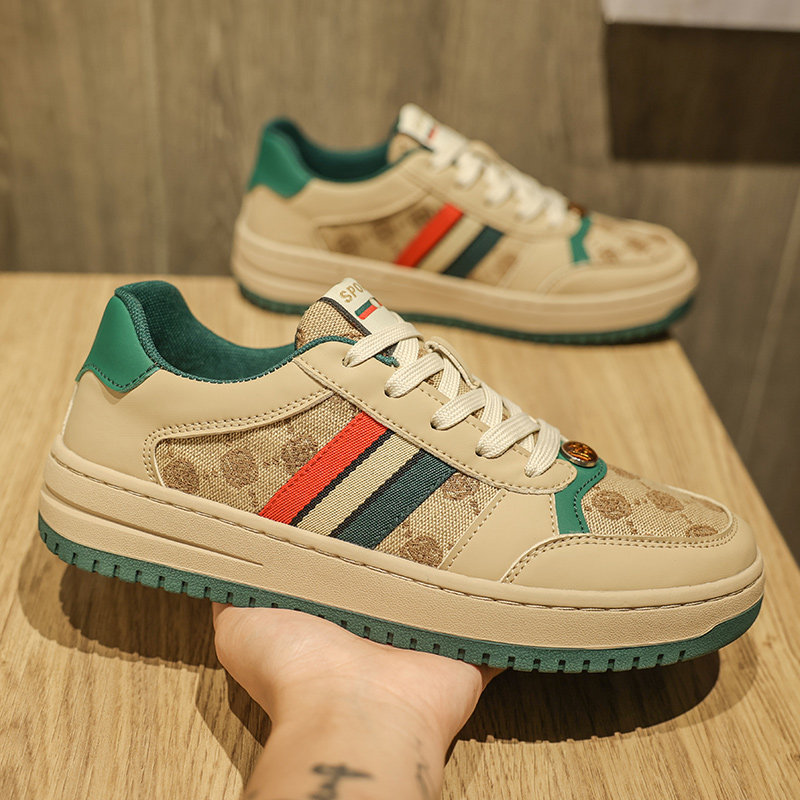 鳄鱼男鞋秋冬款2024新款潮流休闲鞋子高级感爆款百搭男士帆布板鞋