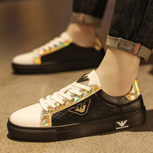 鳄鱼板鞋男款2024新款冬季透气鞋子高级感男潮鞋爆款百搭休闲男鞋