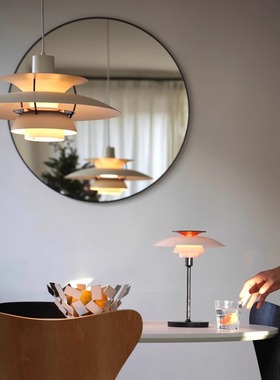 北欧设计师Poul Henningsen经典创意PH5吊灯 简约咖啡厅餐厅灯饰