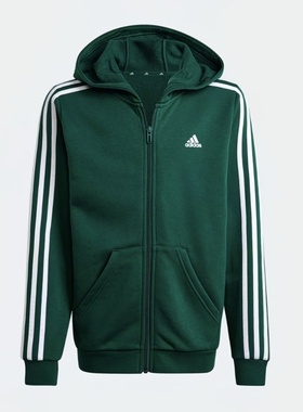 Adidas/阿迪达斯U 3S FL FZ HOOD大童运动经典外套JJ3187