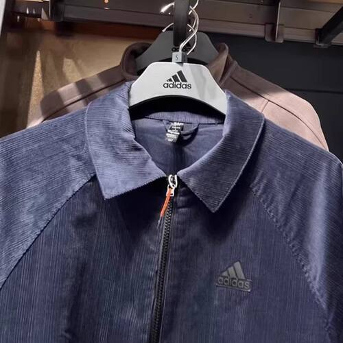 Adidas/阿迪达斯男士运动休闲翻领夹克外套JI8686