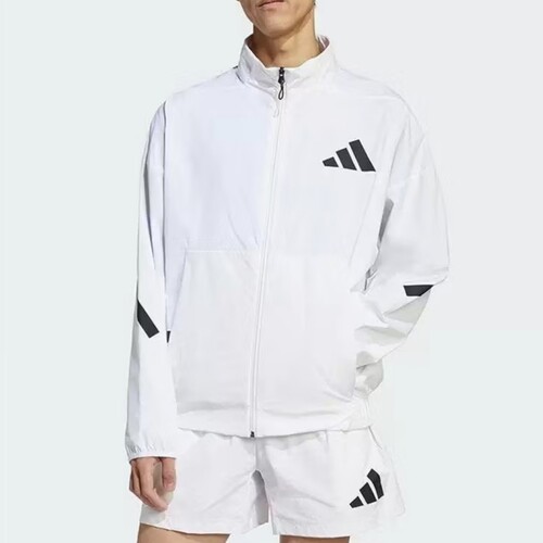 Adidas阿迪达斯男装 经典舒适百搭亲肤梭织立领夹克外套JN9027