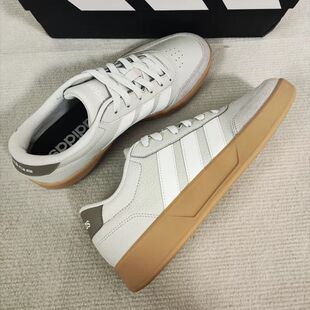 Adidas阿迪达斯BREAKNET 3.0 男女低帮运动休闲耐磨板鞋JR3557