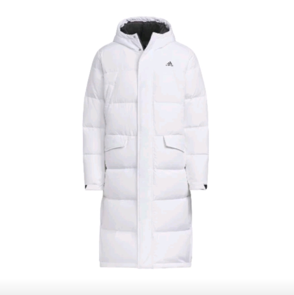 Adidas 阿迪达斯 男女冬季运动休闲长款防风保暖羽绒服 IV7559