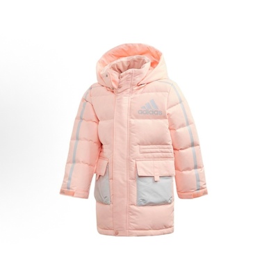 Adidas/阿迪达斯新款小童女童装冬季训练休闲运动羽绒服 GG3643