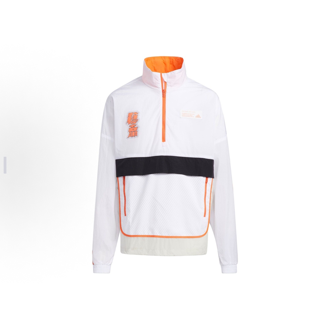 Adidas/阿迪达斯大童稳赢印花夏季运动夹克外套 GP0512