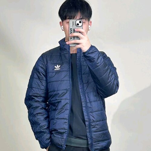 Adidas/阿迪达斯三叶草男子户外运动休闲保暖棉服HL9215