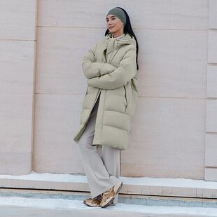 阿迪达斯羽绒服外套男女款 休闲连帽羽绒服Kq5518 保暖中长款