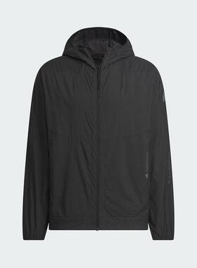 Adidas阿迪达斯男装运动休闲百搭梭织连帽外套JZ8401