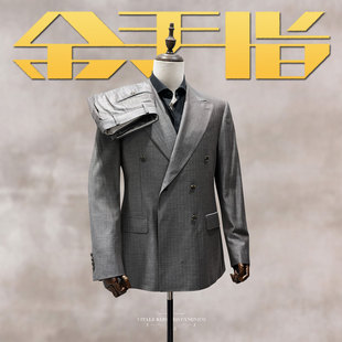 金手指梁朝伟同款西服定制量身定做西裤双排扣上海实体全国免费量