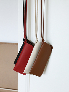 眼镜收纳包 挂脖式 头层swift牛皮眼镜收纳袋 2.0升级版 猴子家