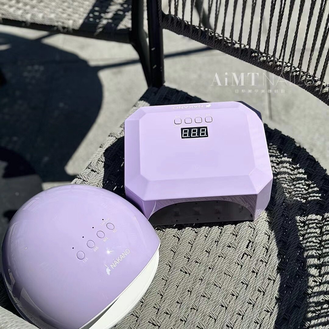 NAKANO新紫色美甲灯感应光疗灯充电款插电款36w UV/LED灯一年质保