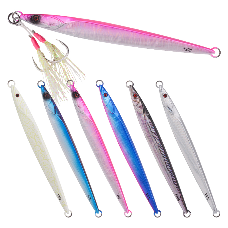 船大工69海船钓快抽速沉铁板双钩夜光饵黄尖子马鲛120 150  200g