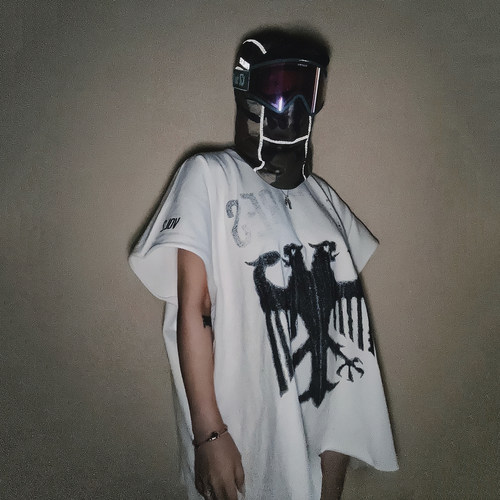 KANYE侃爷周边双头秃鹫坎肩短袖