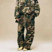 GOD直筒休闲裤 FOG高街ESSENTIALS男女宽松梭织迷彩工装 FEAR 裤